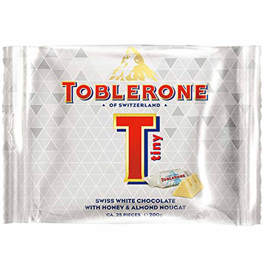 Toblerone Tiny White 25er (200g) MHD:1.9.21