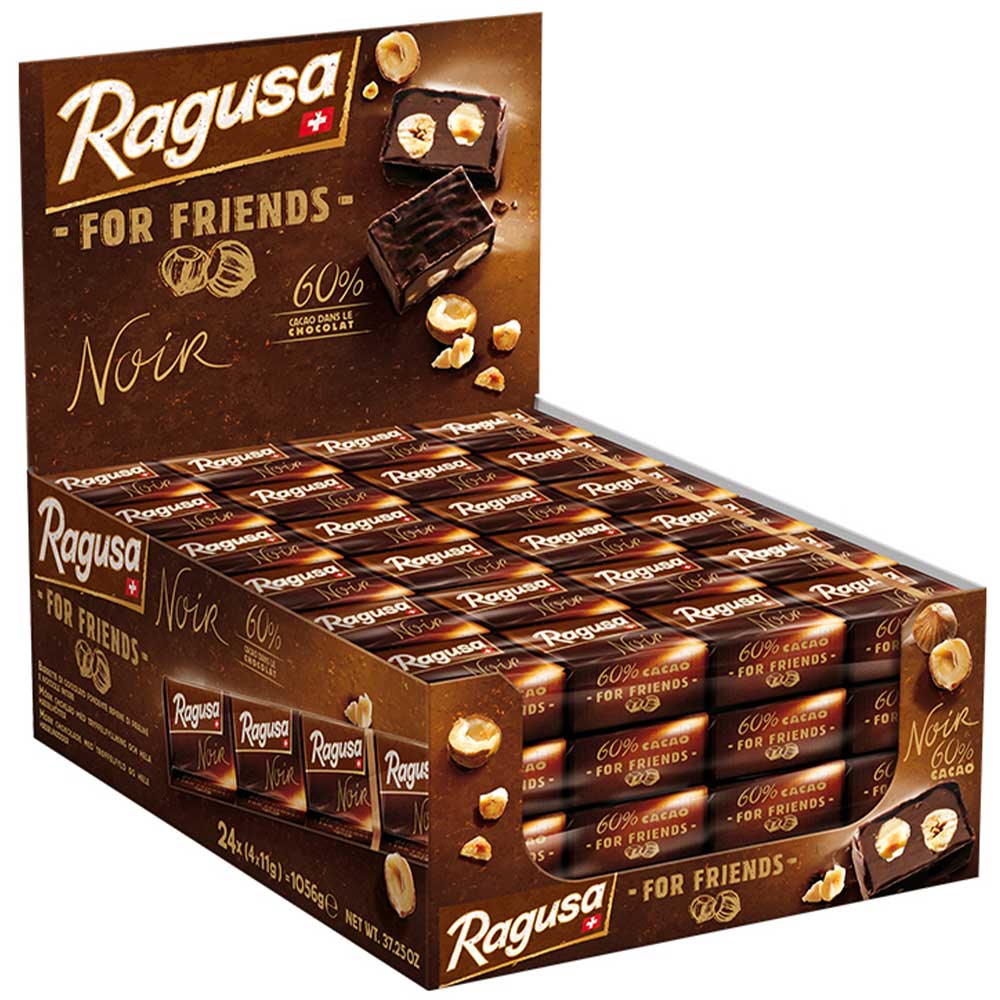 Ragusa For Friends Noir  24x4er Riegel=1056g MHD:30.11.24
