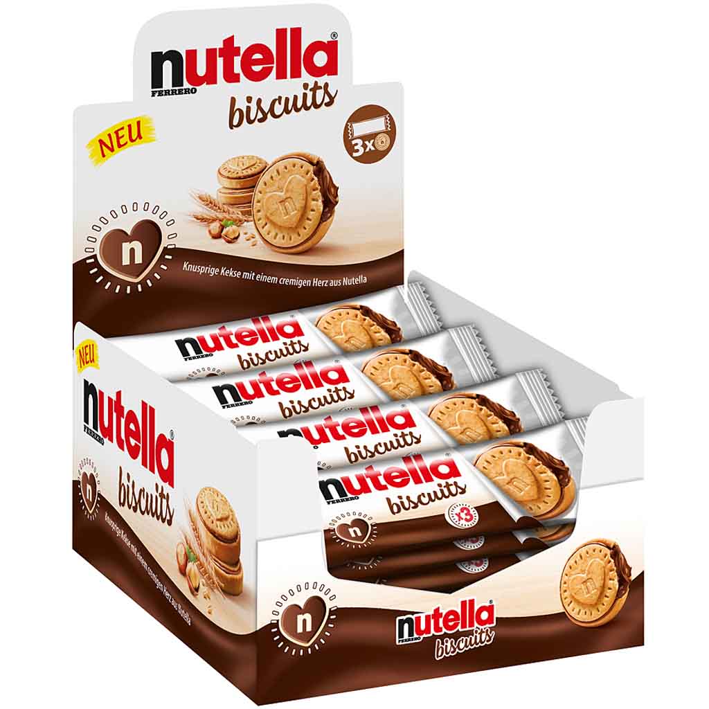 Nutella Biscuits 28x41,4g=1159g MHD:25.3.22