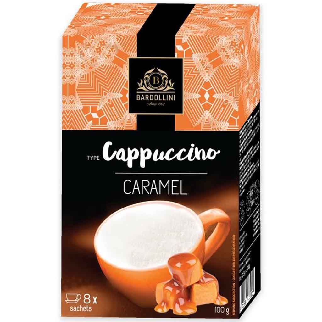 Bardollini Cappuccino Karamell 8er 100g MHD:20.8.25