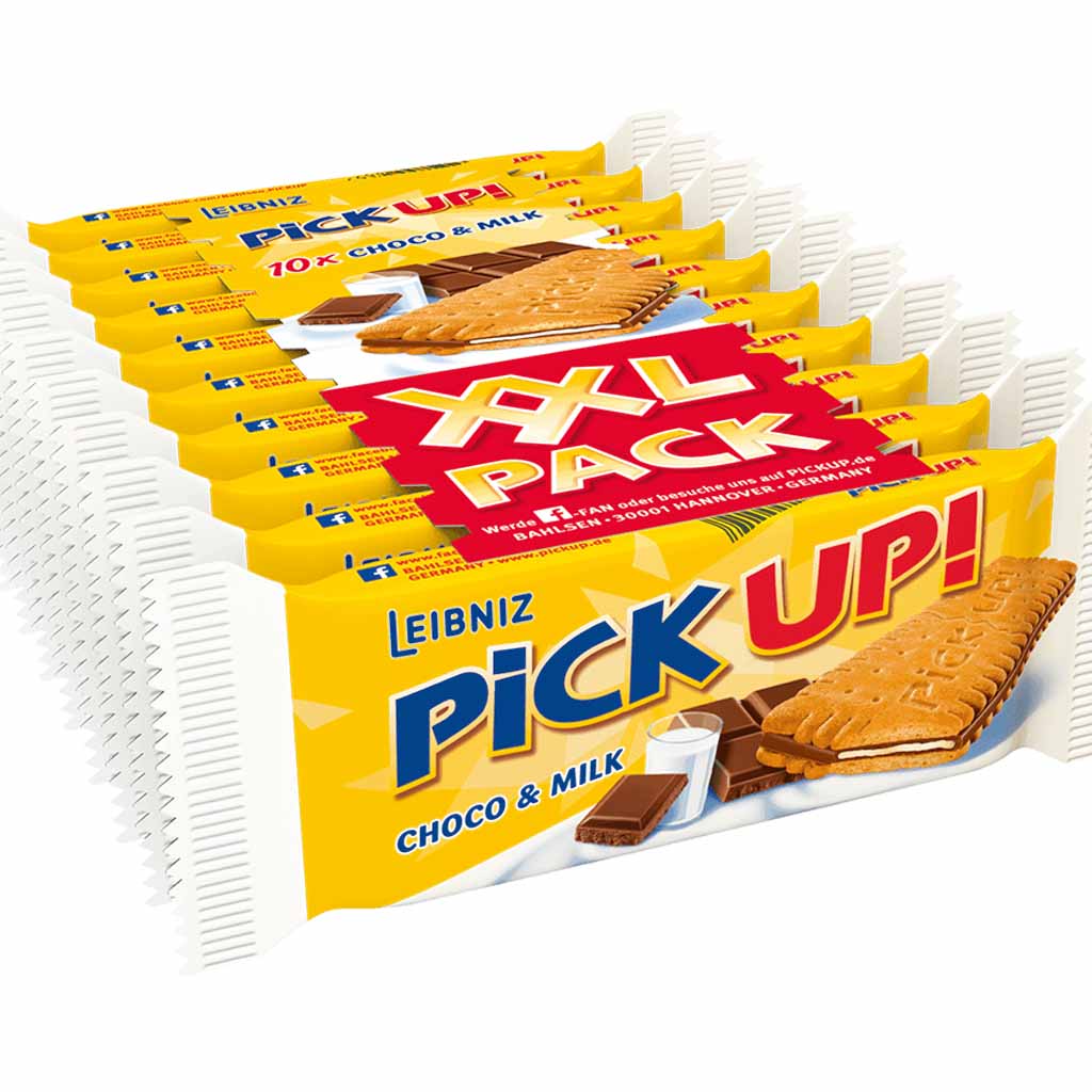 10x Leibniz Pick UP! Choco & Milk á 28g=280g MHD:1.3.22