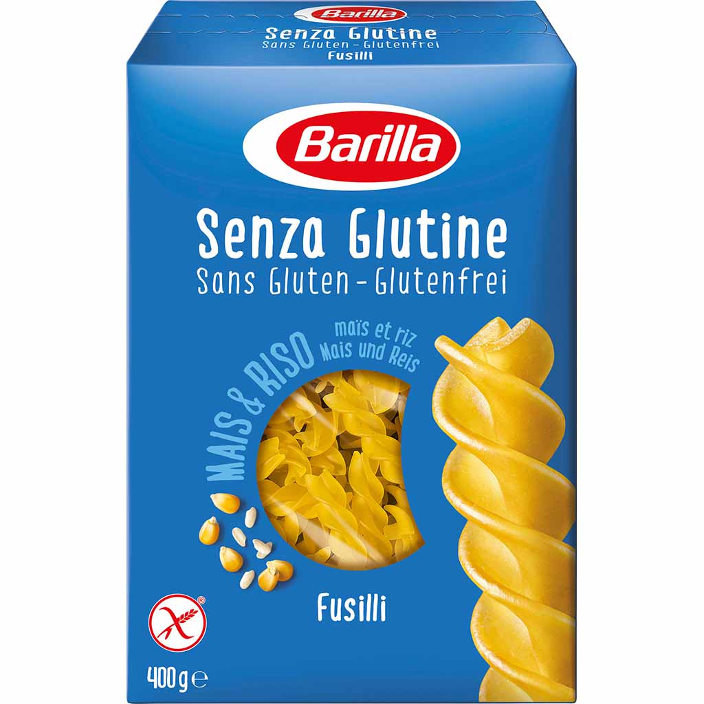 Barilla Nudeln Glutenfrei Fusilli 400g MHD:2.5.26