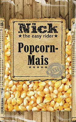 Nick the Easy Rider Popcorn - Mais Körner 500g MHD:18.1.27