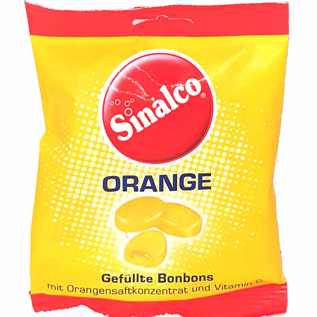 Sinalco Gefüllte Bonbons Orange 75g MHD:8.9.23