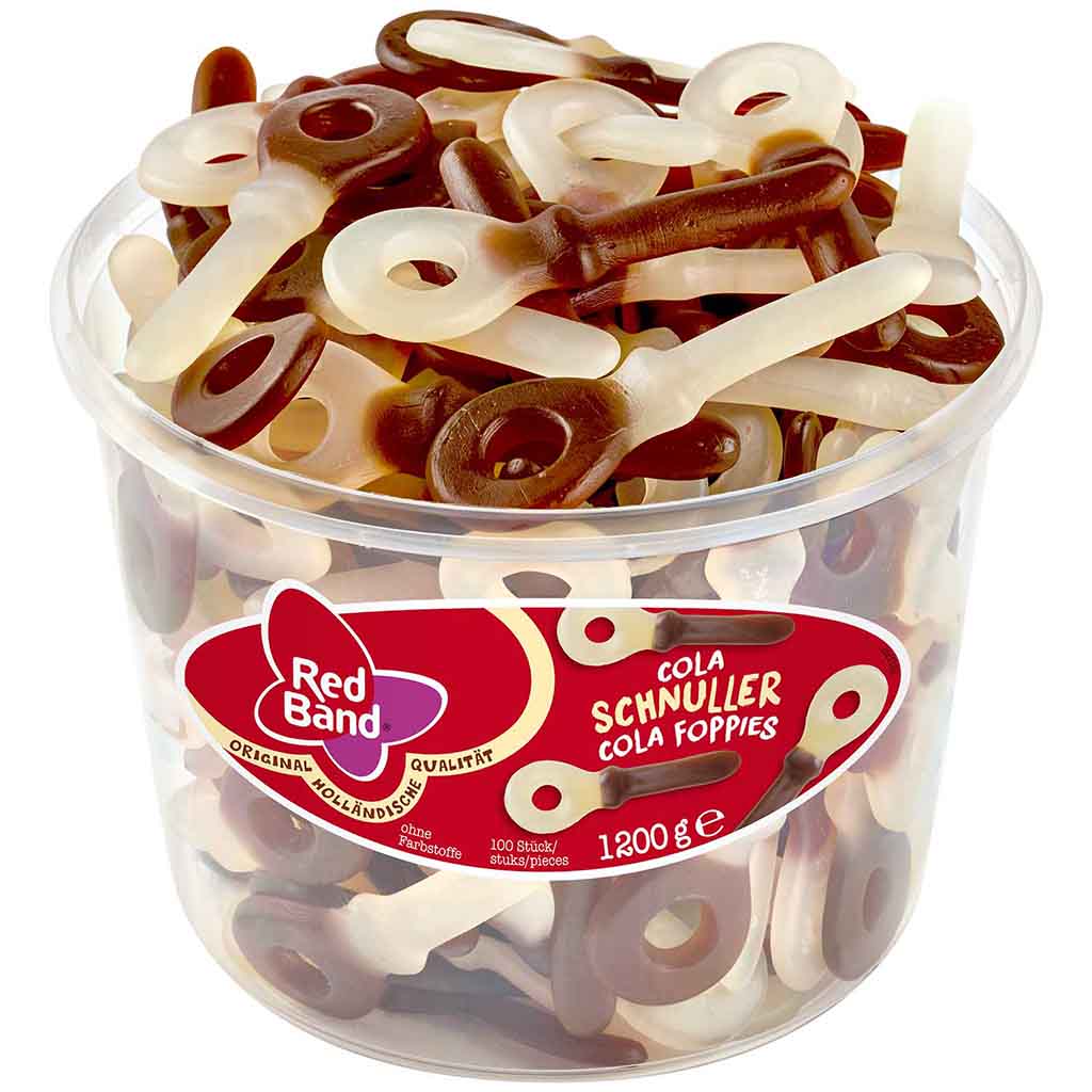 Red Band Fruchtgummi Cola Schnuller 1200g MHD:12.9.25
