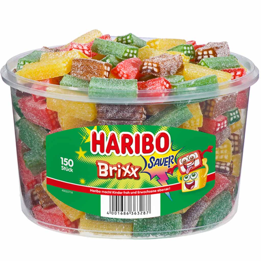 Haribo Brixx Sauer 150er 1200g MHD:30.9.23