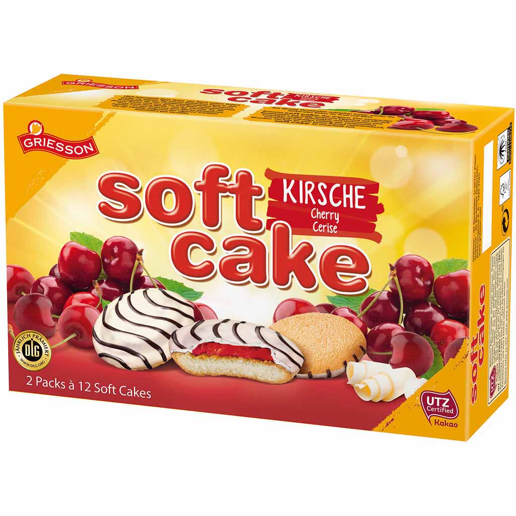 Griesson Soft Cake Kirsche 2x12er 300g