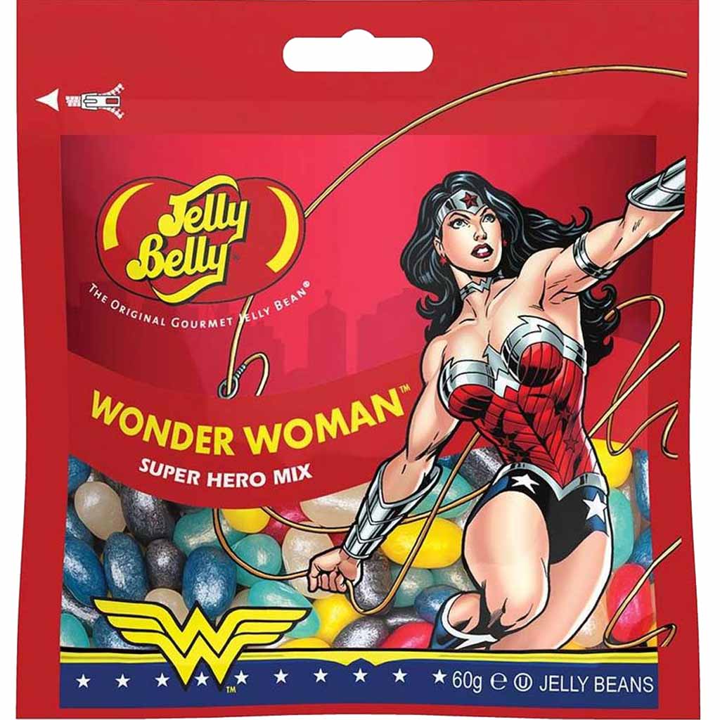 Jelly Belly Jelly Beans Wonder Woman Super Hero Mix 60g MHD:15.8.21