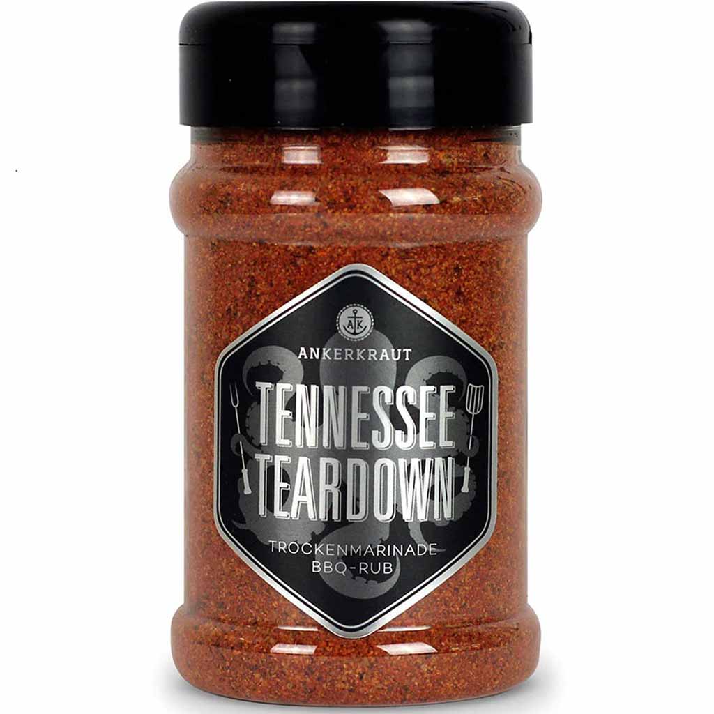 Ankerkraut Tennessee Teardown BBQ-Rub 200g MHD:18.8.26