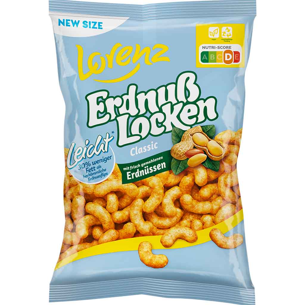 Lorenz Erdnuß Locken Classic leicht 150g MHD:14.10.24