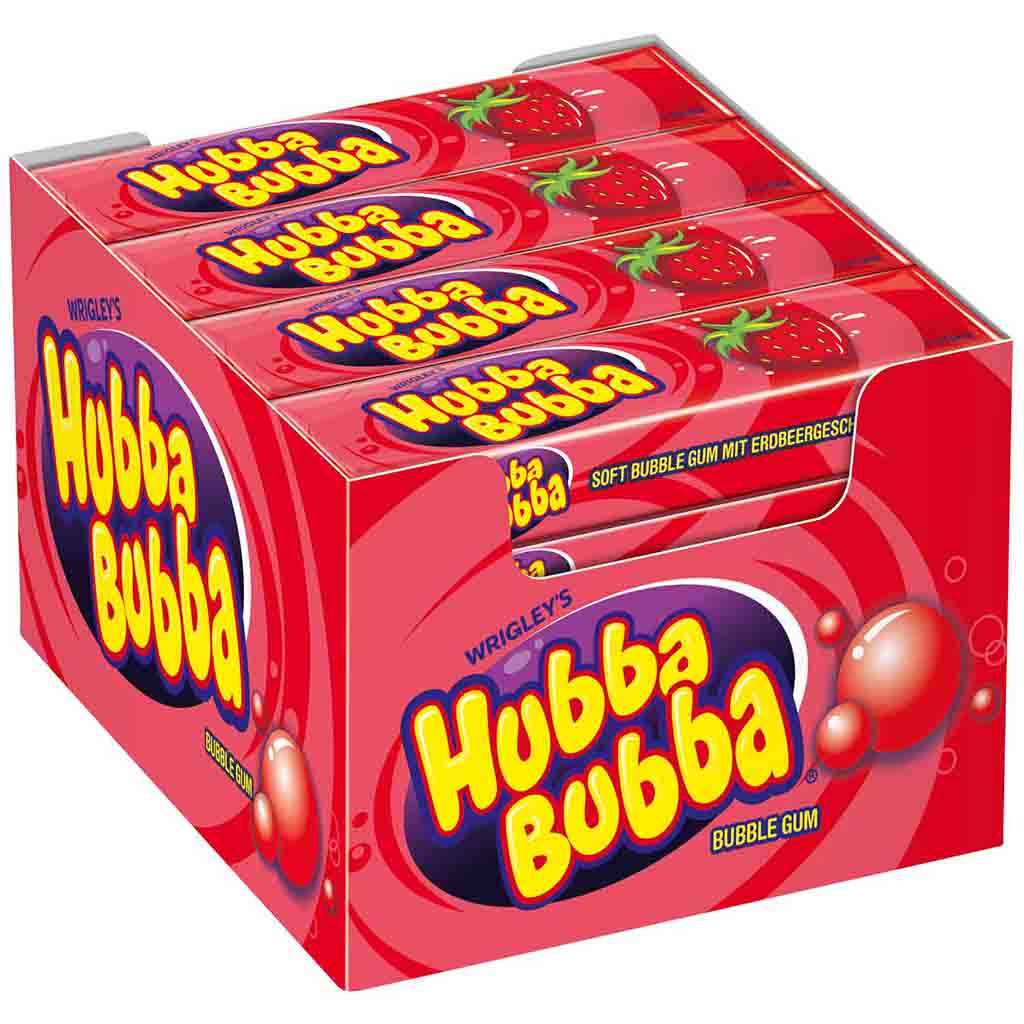 Hubba Bubba Strawberry 20x5er 700g MHD:20.2.25