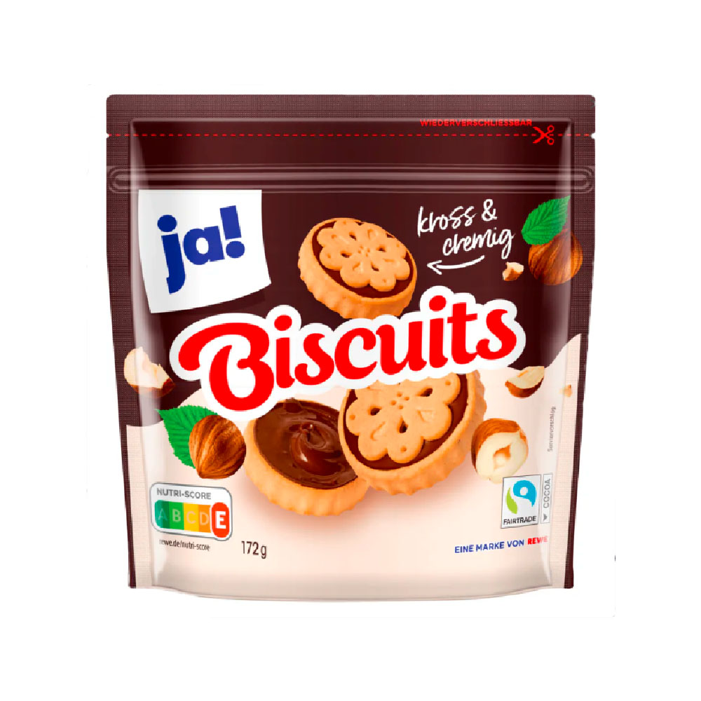 ja! Biscuits Kross & Cremig 172g MHD:1.6.25