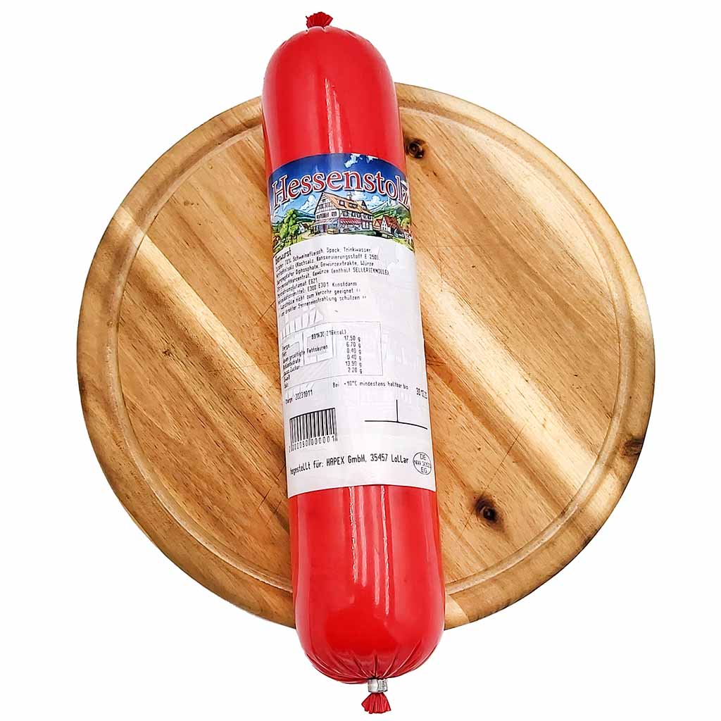 Hessenstolz Bierwurst 650g  EAN 2000090000001