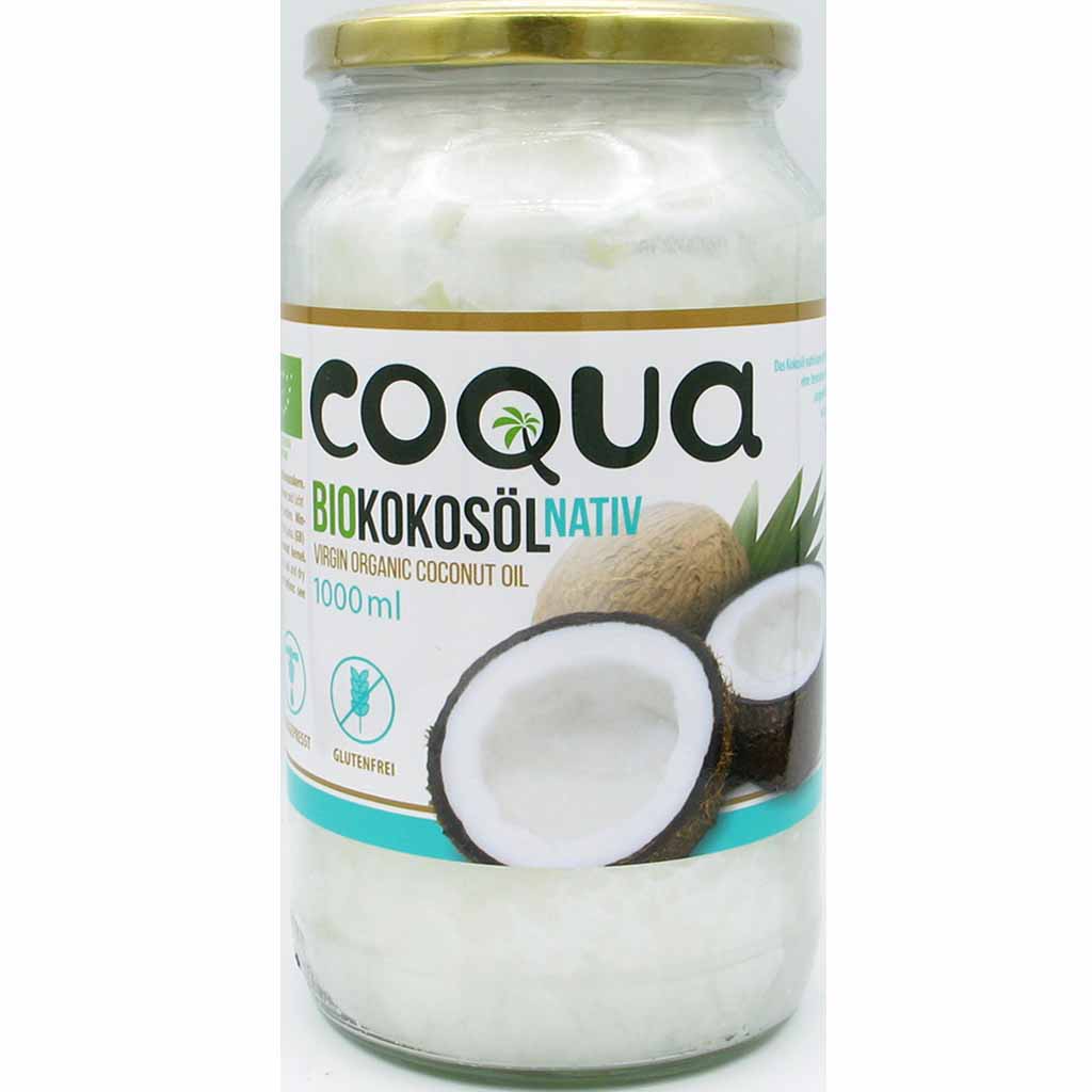 Coqua Bio Kokosöl Nativ 1000ml MHD:10.2.24