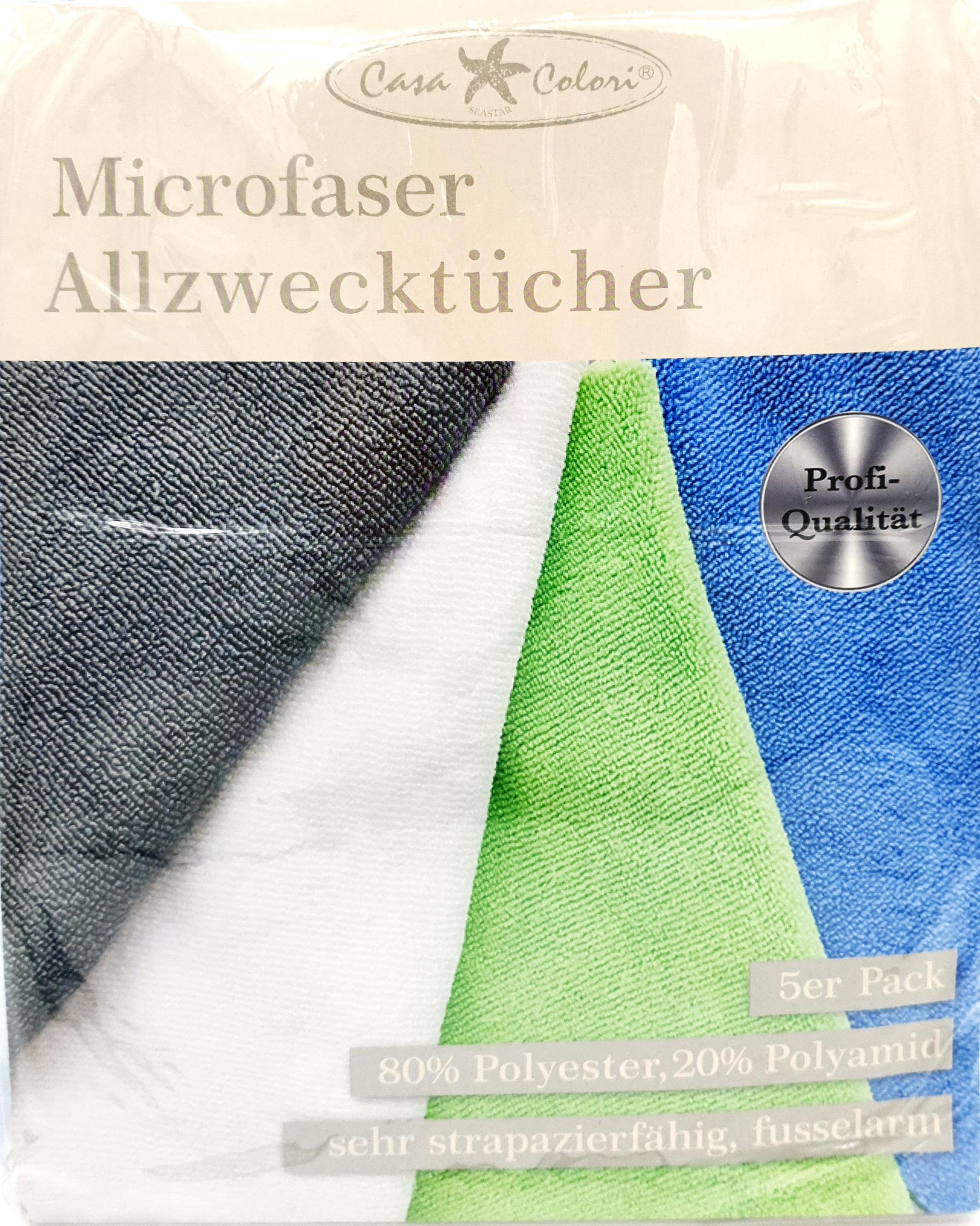 5 x Microfaser Allzwecktücher 50 x 70cm