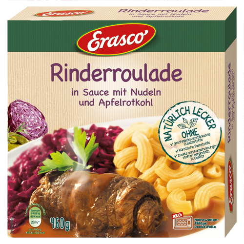 Erasco Rinderroulade 460g Fertiggericht MHD:18.3.25