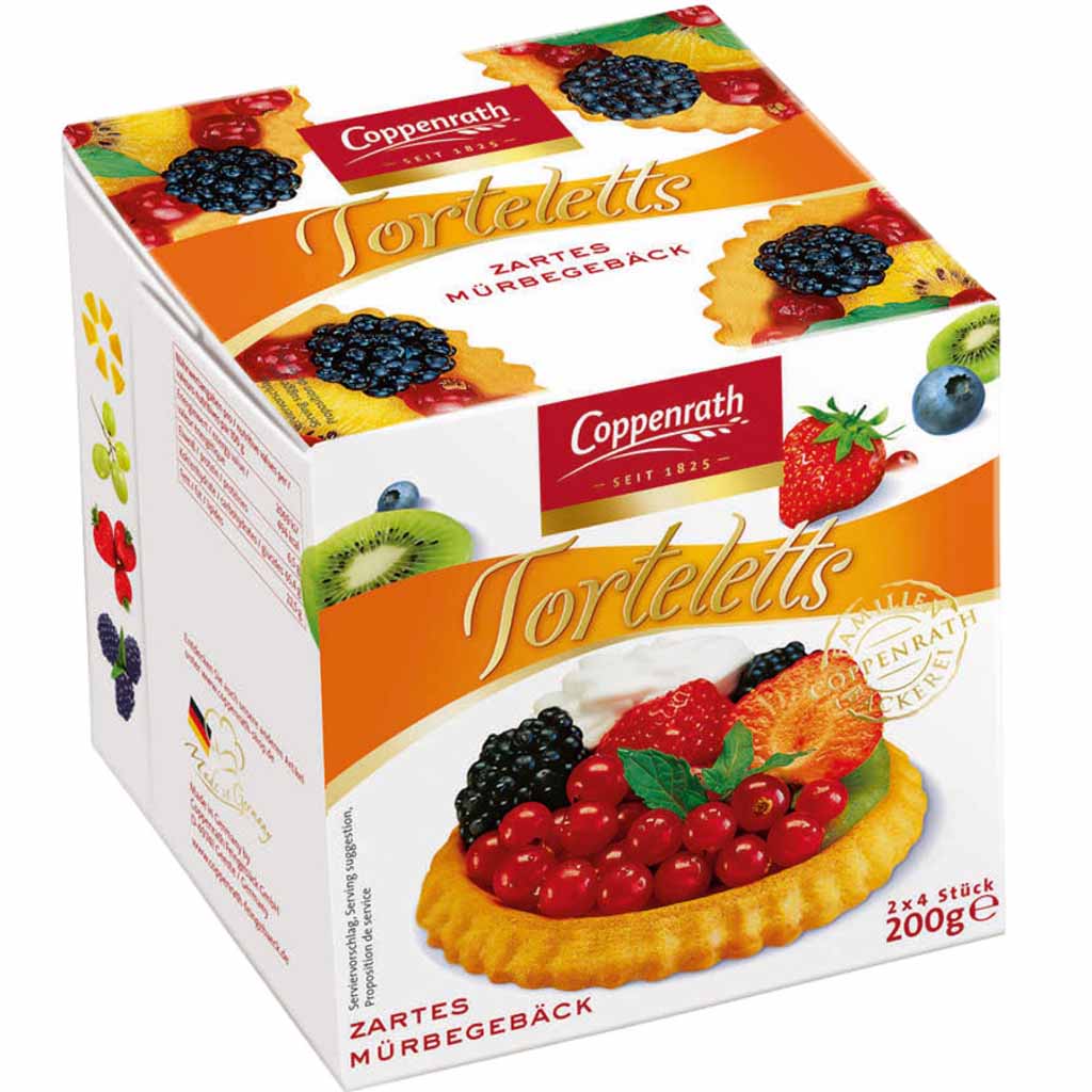 Coppenrath Zarte Mürbe Torteletts 200g MHD:22.5.25