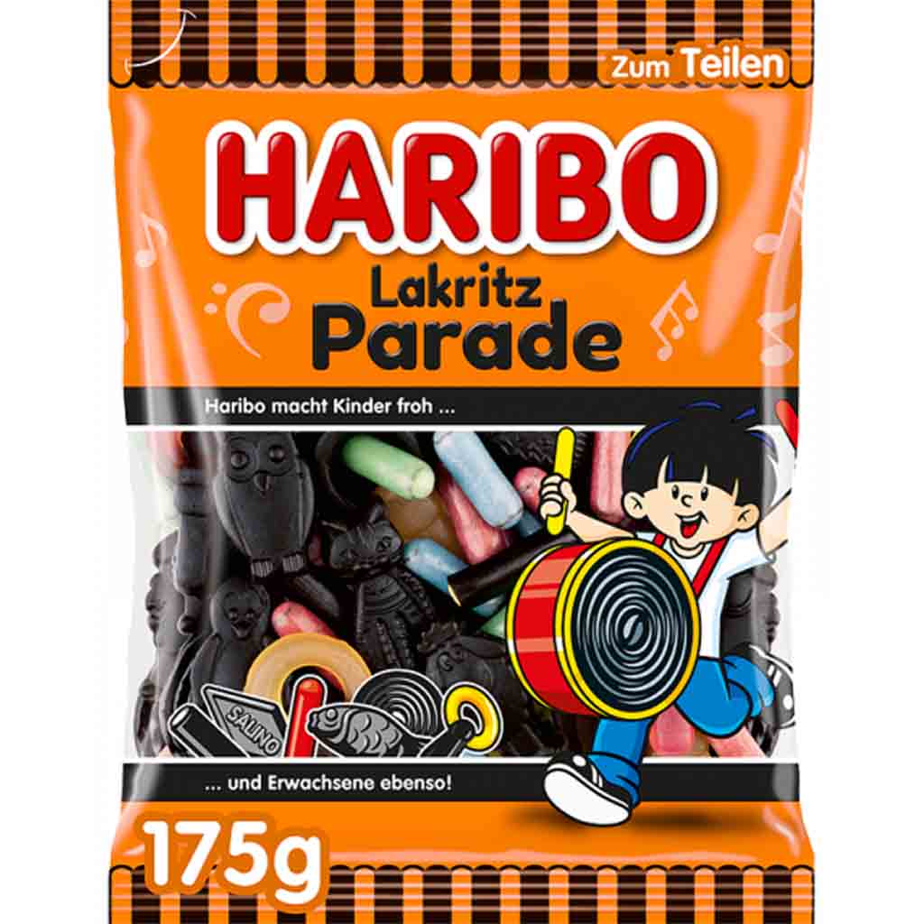 Haribo Lakritz Parade 175g MHD:28.5.25