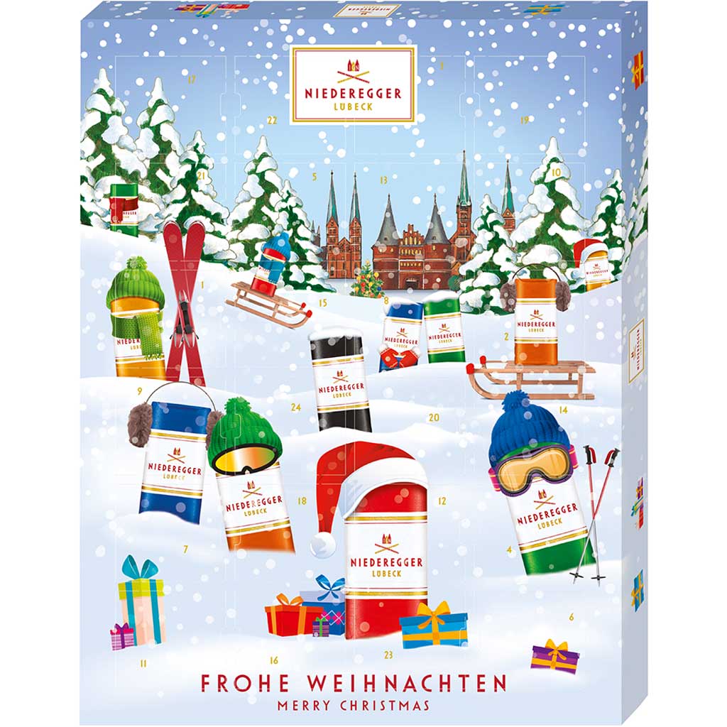 Niederegger Adventskalender Winter-Klassiker 300g MHD:22.3.23