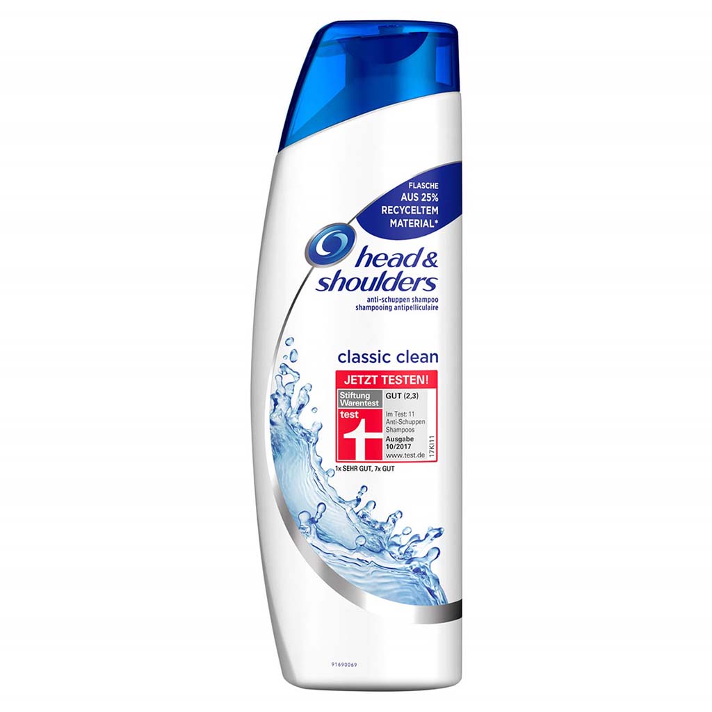 6x Head & Shoulders Shampoo classic clean á 300ml=1800ml