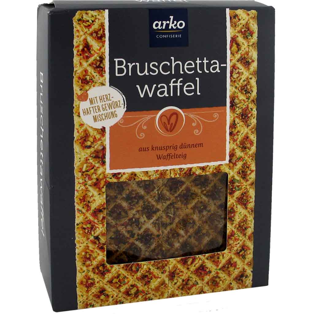 Arko Bruschetta Waffeln 60g MHD:5.9.24