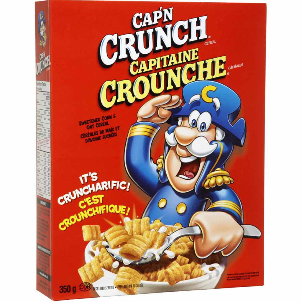 Capn Crunch Cereal 350g MHD:4.9.21