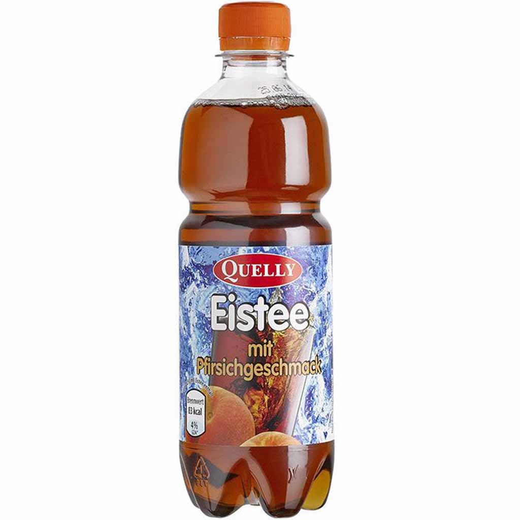 Quelly Eistee Pfirsich PET 6x500ml=3L MHD:15.3.25