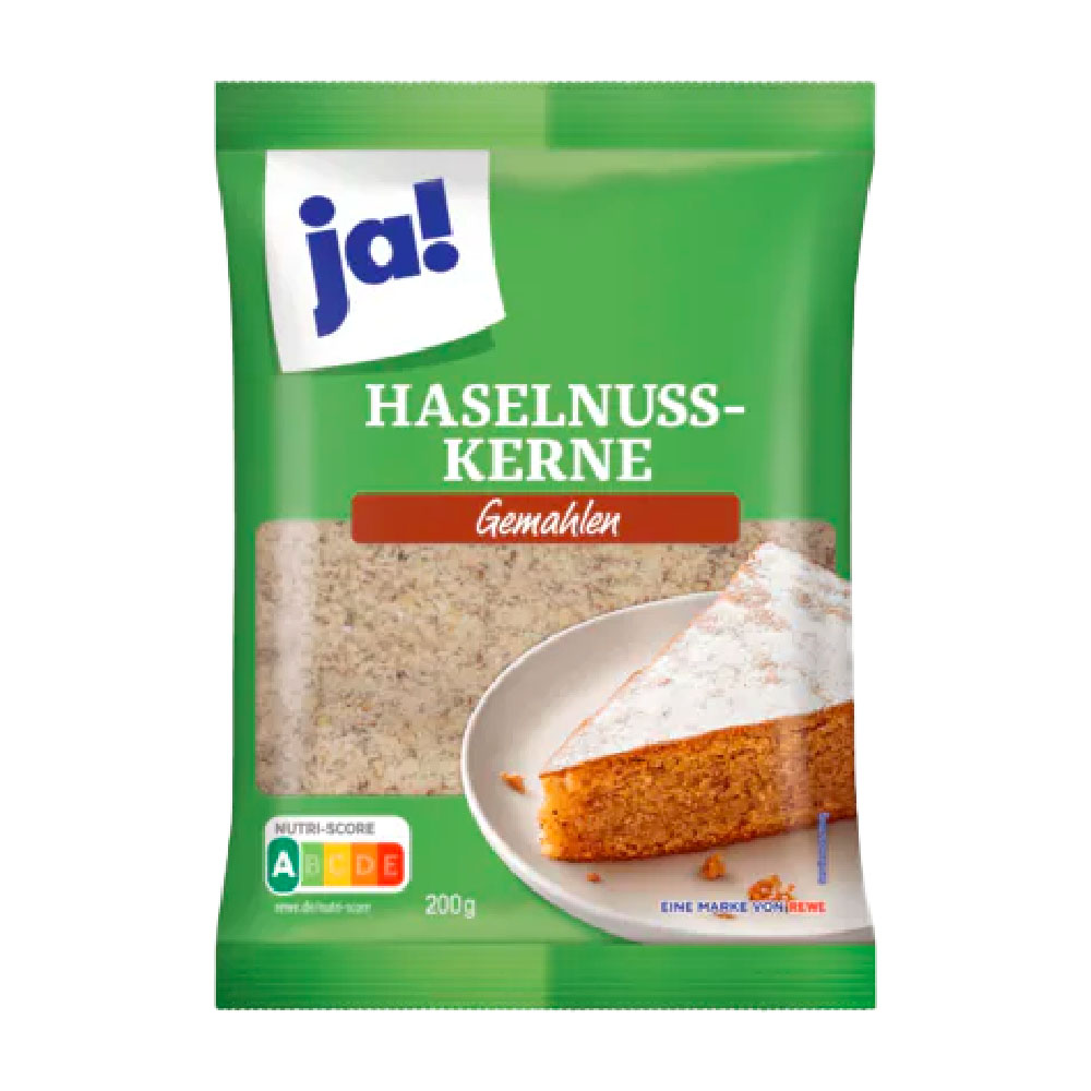 ja! Haselnusskerne Gemahlen 200g MHD:15.1.25