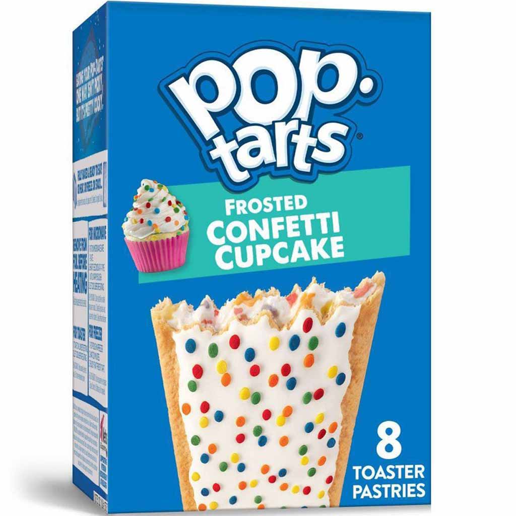 Kelloggs Pop-Tarts Frosted Confetti Cupcake Kekse 384g MHD:25.6.22