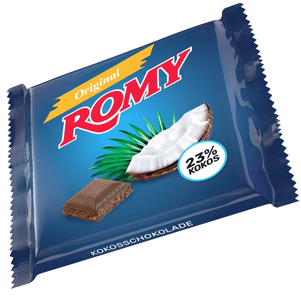 Romy Milchschokolade mit Kokoscreme 200g MHD:30.3.24