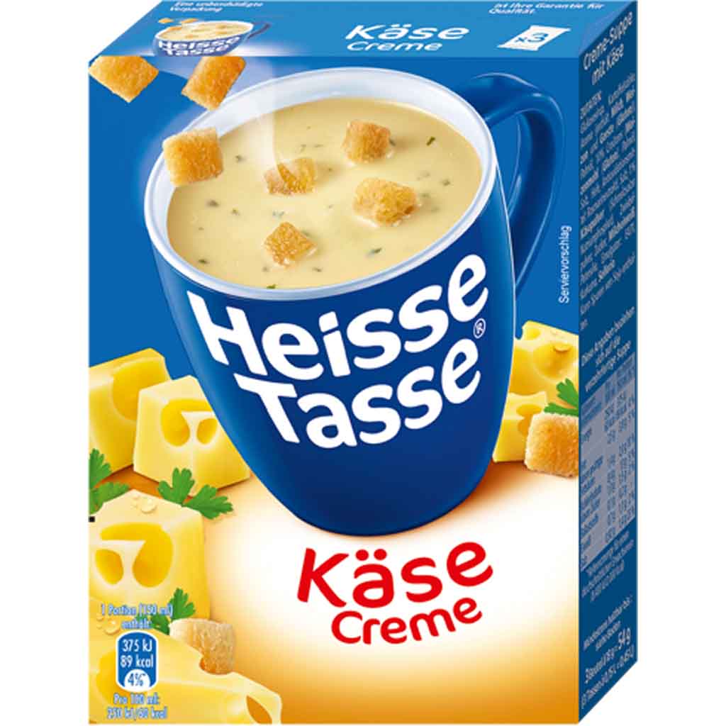 12x Erasco Heisse Tasse Käsecreme á 54g=648g MHD:28.4.25