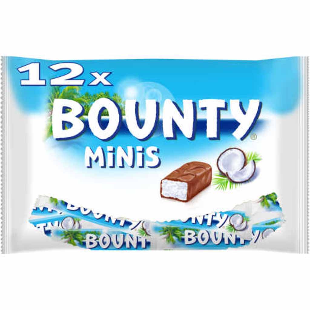 Bounty Minis Schokoriegel 12er 366g MHD:6.3.22