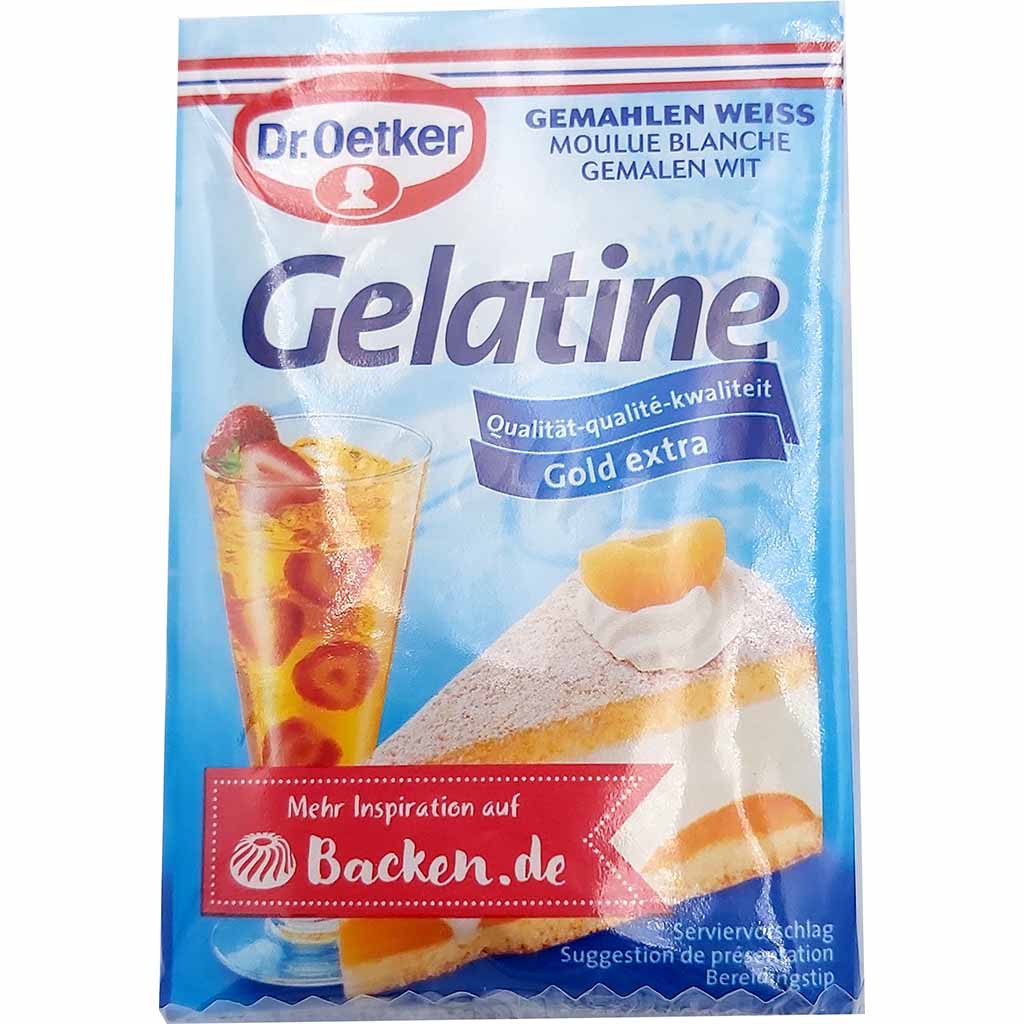 Dr. Oetker Gelatine Gold Extra gemahlen weiss 3x9g=27g