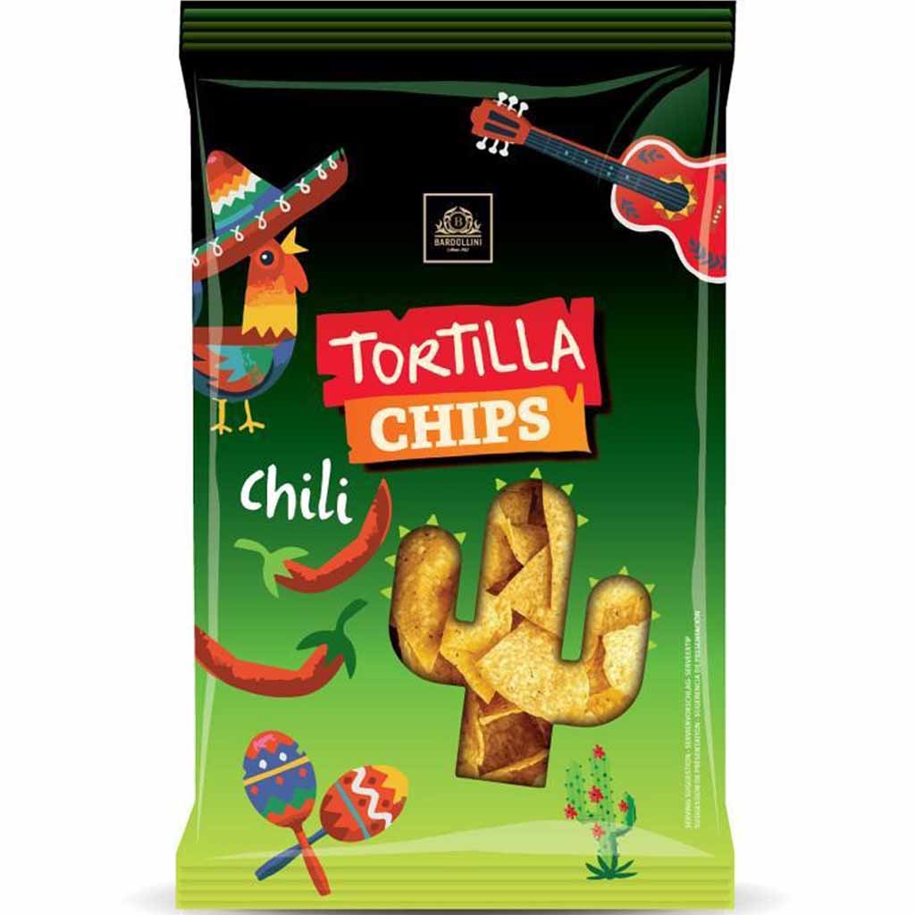 Bardollini Tortilla Chips Chili 150g MHD:11.11.23