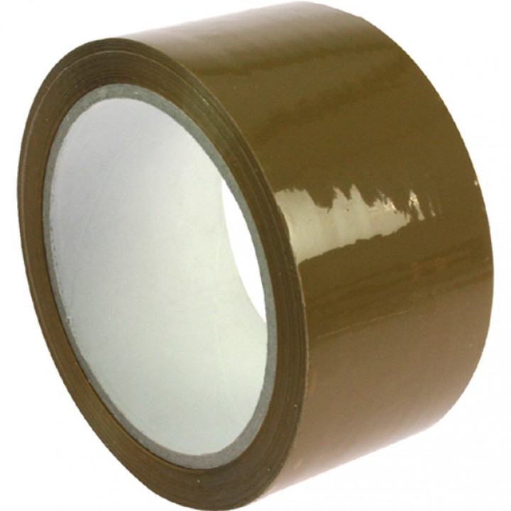 6x Klebeband Packband 50m x 48 mm braun,