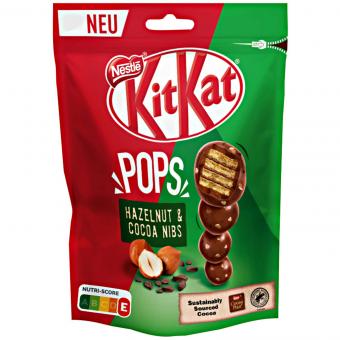 KitKat Pops Hazelnut & Cocoa Nibs 200g MHD:30.12.22