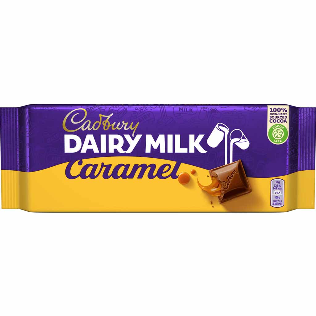 Cadbury Tafelschokolade Dairy Milk Caramel 180g MHD:29.8.25