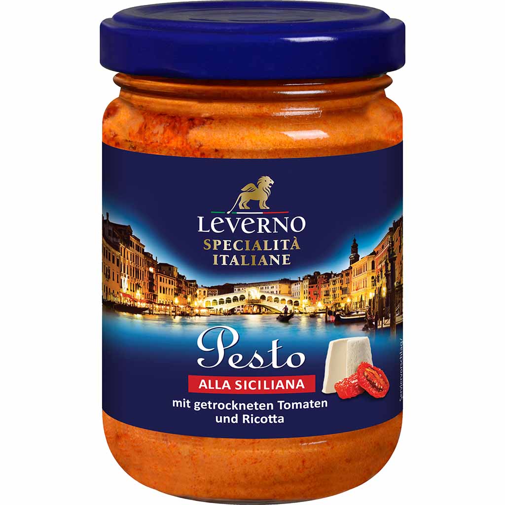 Leverno Pesto alla Siciliana 125g MHD:28.6.26