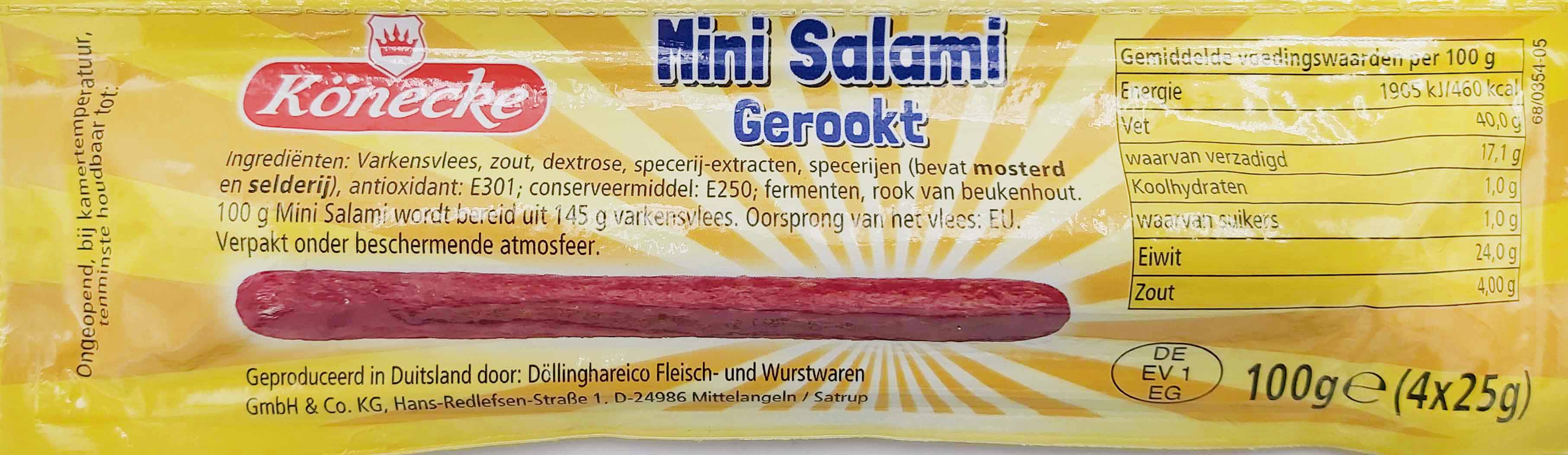 K-necke_Mini_Salami_4x25g_Pack_100g-2 Könecke Mini Salami Klassik 5er 125g