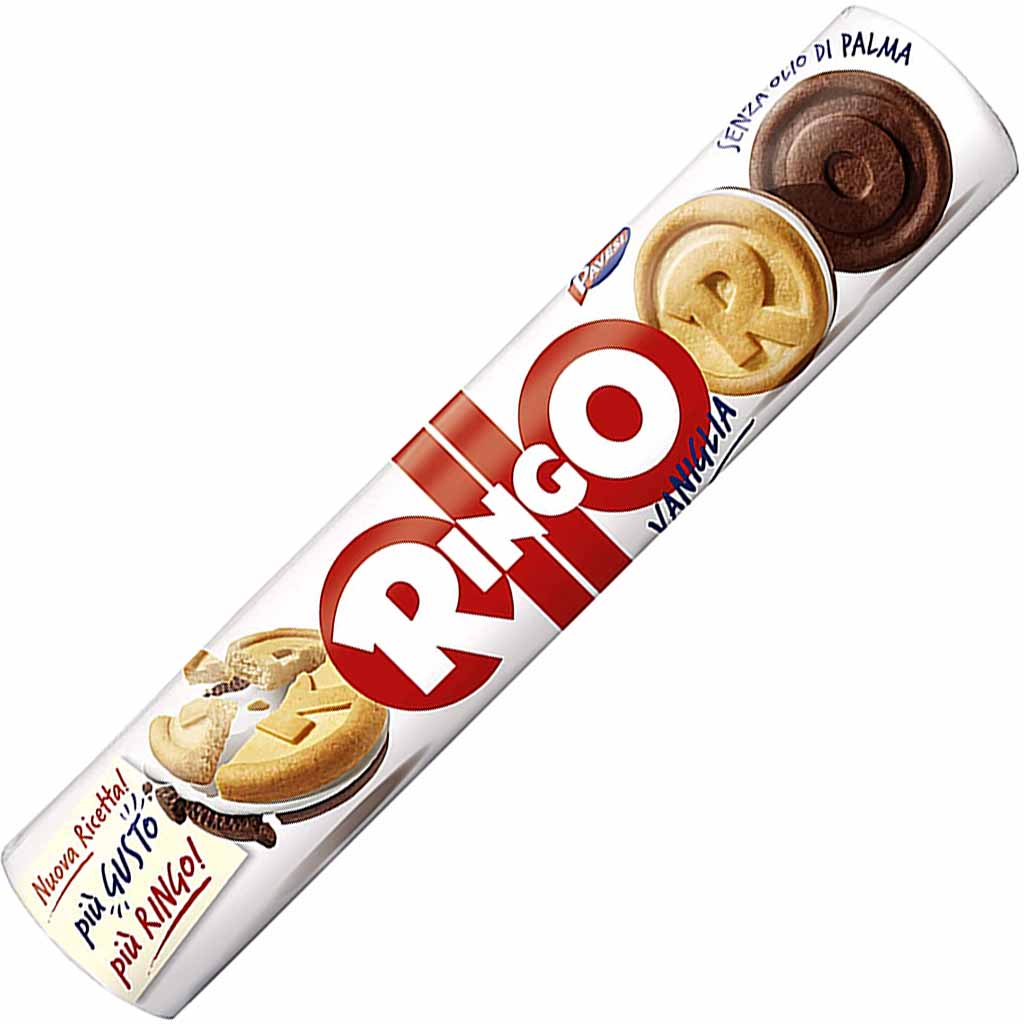 Pavesi Ringo Cacao Doppelkekse mit Vanillecremefüllung 165g MHD:22.6.22