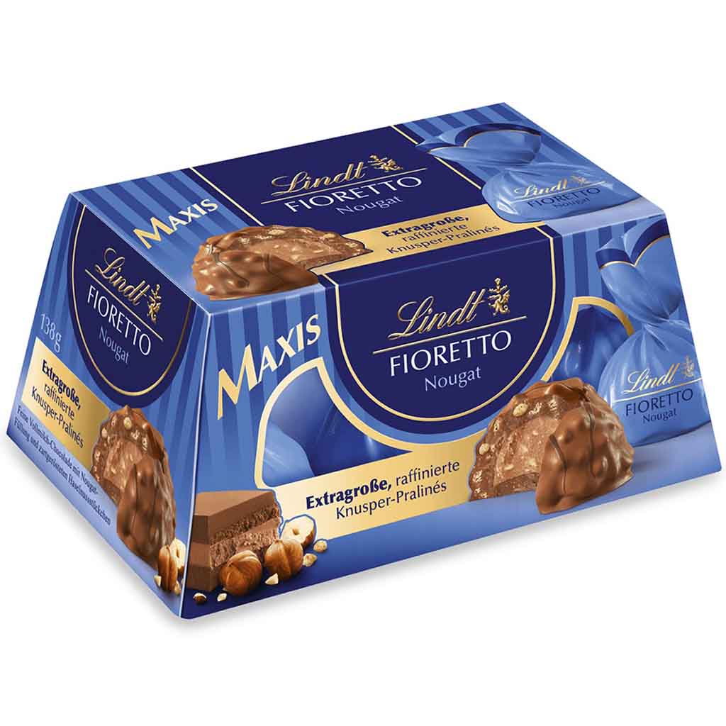 Lindt Fioretto Maxis Nougat 138g MHD:30.3.25