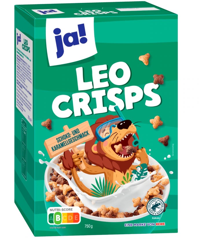 ja! Cerealien Leo Crisps 750g MHD:26.6.25