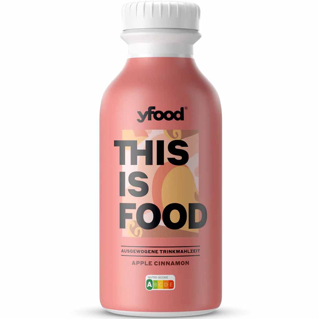 yFood Trinkmahlzeit Apple Cinnanom 6x500ml=3L MHD:13.1.25