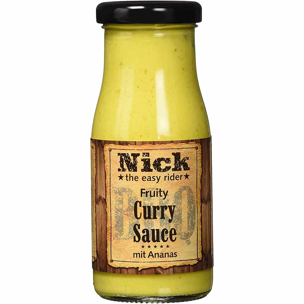 Nick the easy Rider Fruity Curry Sauce 140ml MHD:20.2.24
