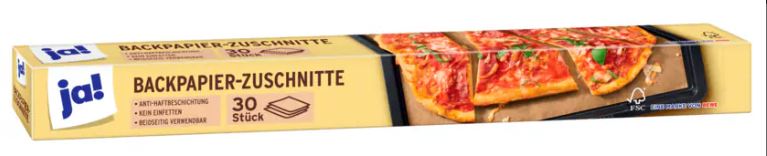 JA! Backpapier Zuschnitte 30 Stück
