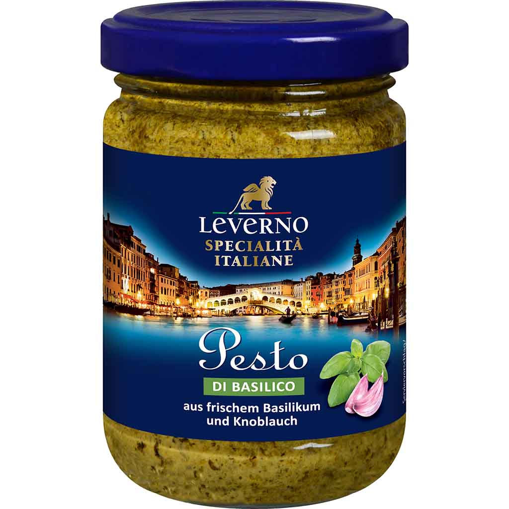 Leverno Pesto di Basilico 130g MHD:24.7.26