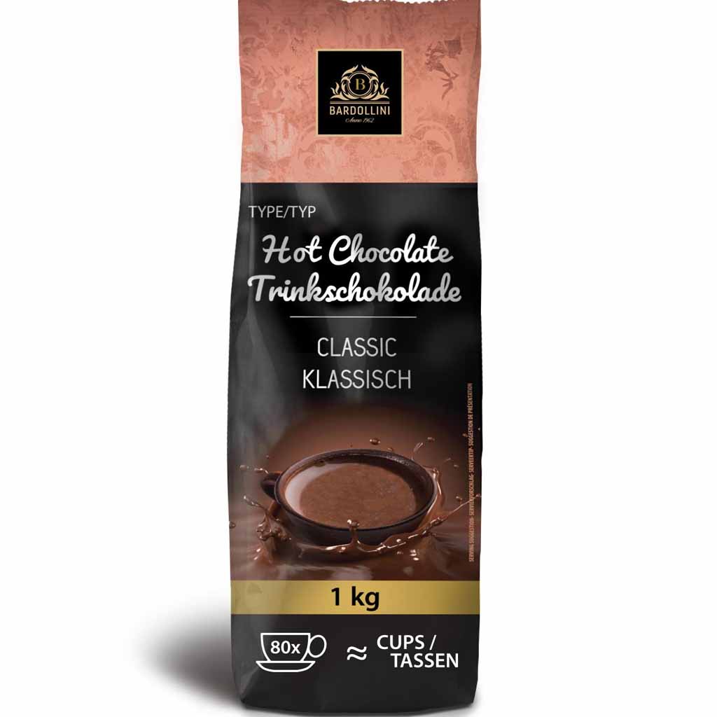 Bardollini Trinkschokolade klassisch 1kg MHD:3.4.24