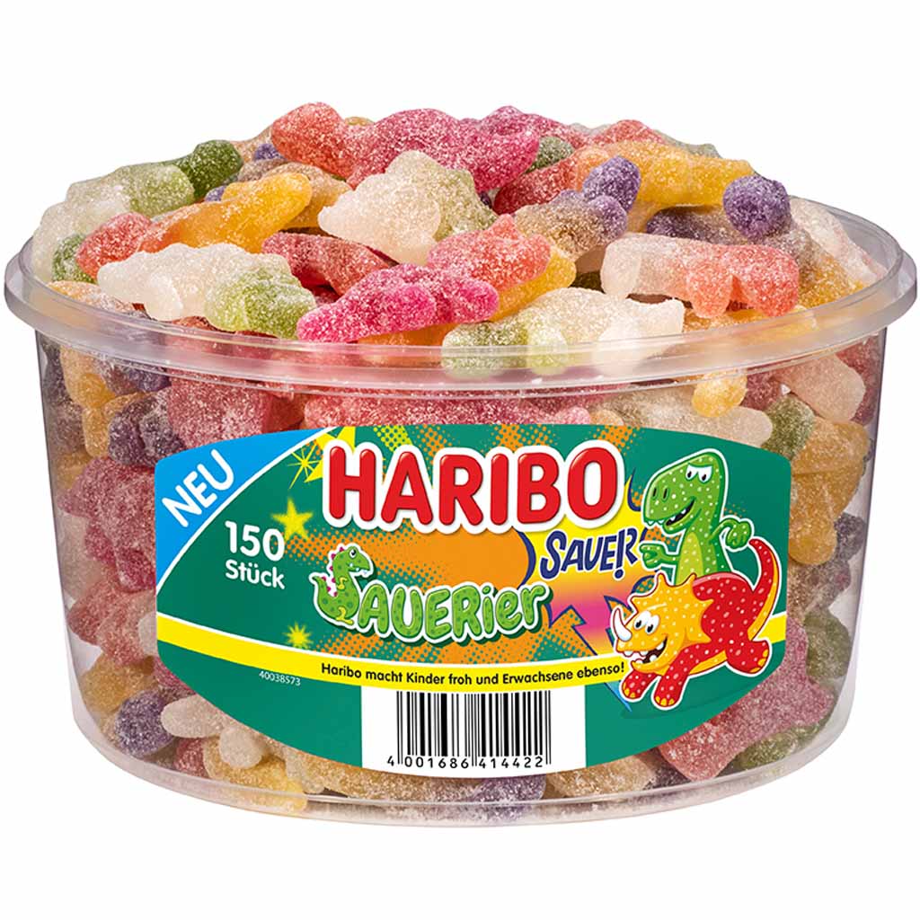 Haribo Sauerier sauer 150er 1350g MHD:30.7.25