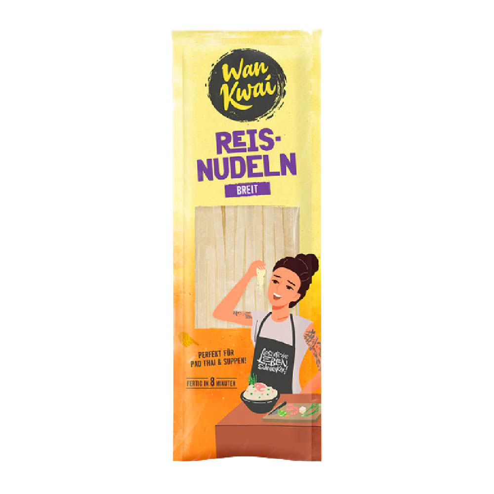 Wan Kwai Reis-Nudeln Breit 250g MHD:5.1.26
