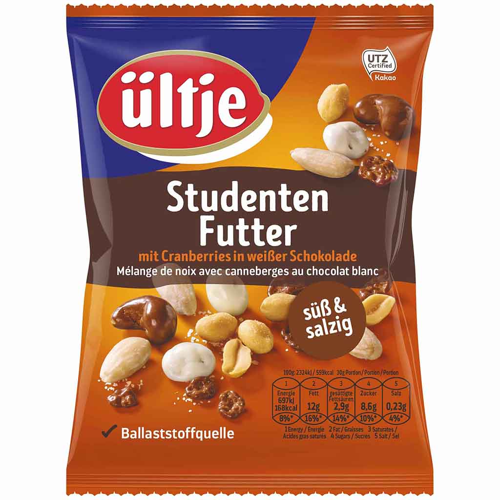 ültje Studentenfutter Süß & Salzig 150g MHD:30.4.25